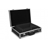 Dvipusis sulankstomas bukletų stovas MONNA PLUS A3 / 2xA4, juodas (su lagaminu)